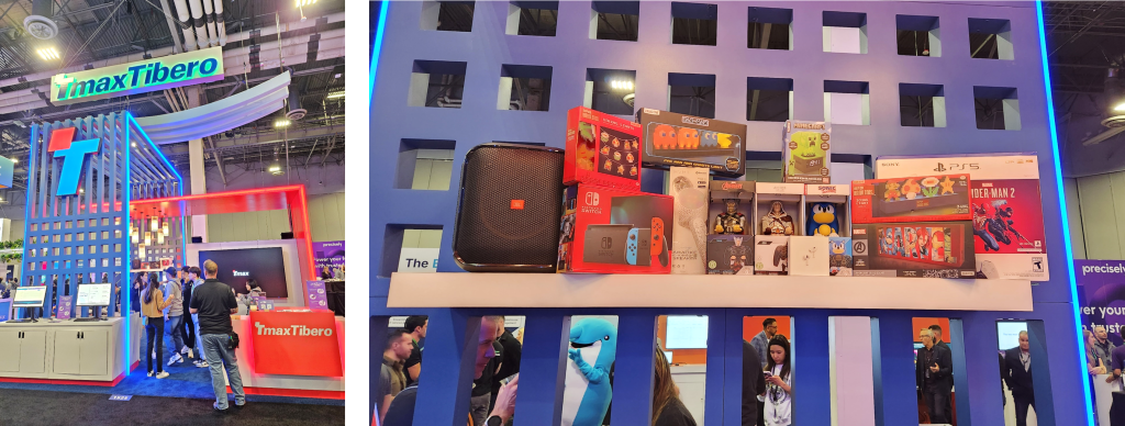 'AWS re:Invent 2023' 참가 후기 2 리인벤트 티베로 부스 리인벤트-티베로-부스