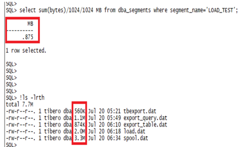 Tibero Table Data 추출방법론 10 2