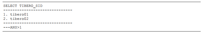 Tibero 다중 인스턴스를 사용할 때의 os profile 설정 5